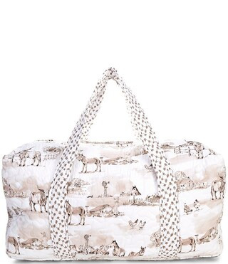 Ida Mae Home Donkey Toile Quilted Weekender Duffle Bag | Dillard's