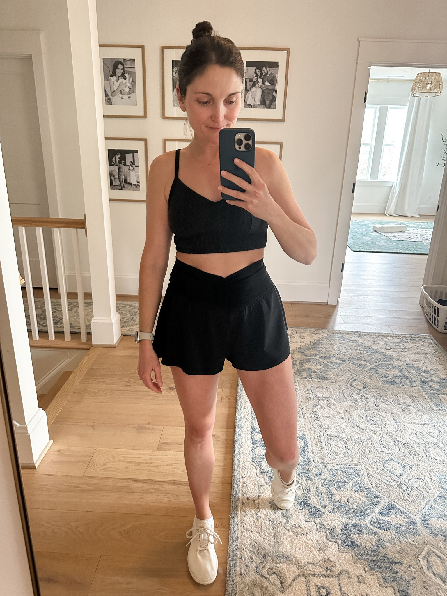 Aerie workout faves… flowy shorts and a comfy sports bra. I’m wearing a size M in both. 

#LTKSeasonal #LTKMostLoved