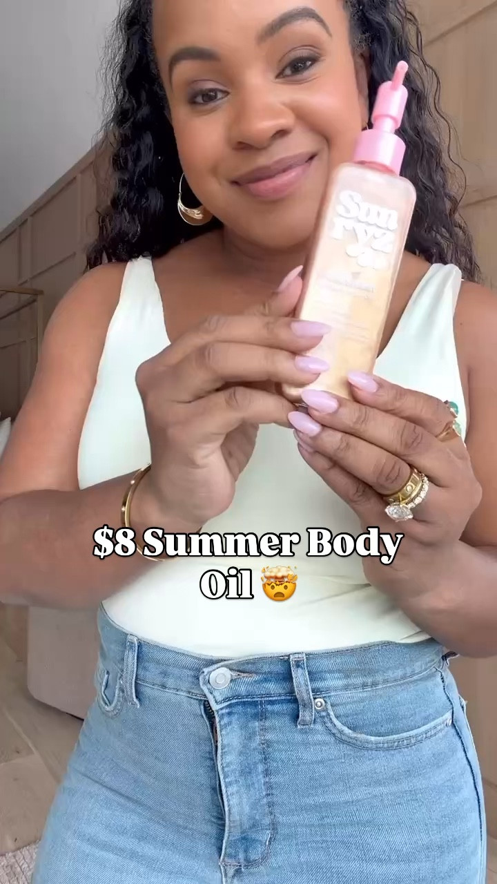$8 shimmer body oil 🤯 I love adding this anytime I wear something sleeveless, it adds so much life to your skin! 

#LTKgrwm #LTKBeauty #LTKmorningroutine