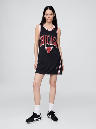 NBA Chicago Bulls Recycled Jersey Mini Dress | Gap (US)