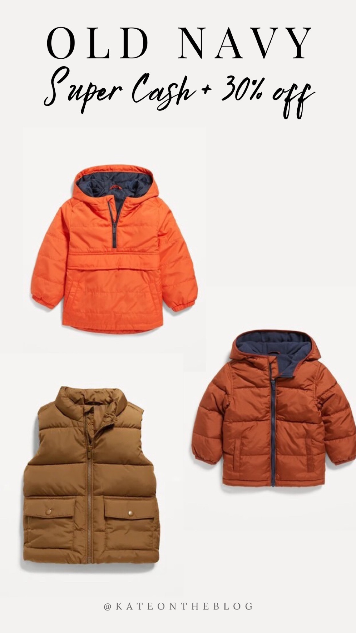 Unisex outerwear on sale at old navy! 

#LTKkids #LTKfamily #LTKsalealert