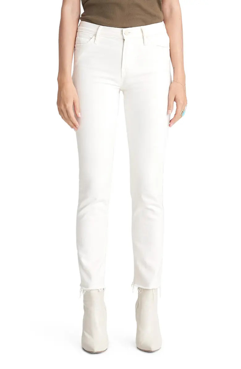 The Rascal High Waist Slice Hem Jeans | Nordstrom