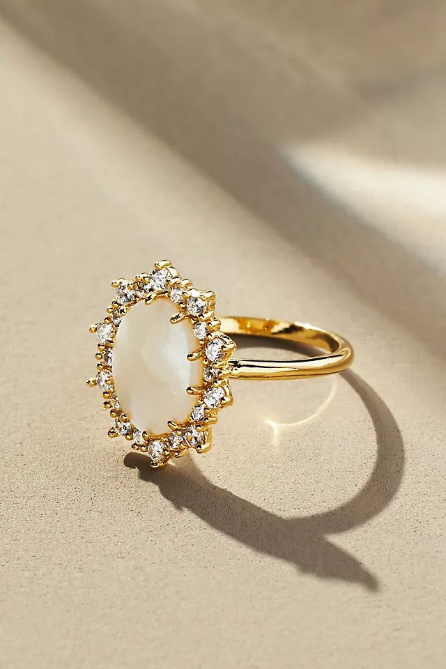 Oval Stone Ring | Anthropologie (US)