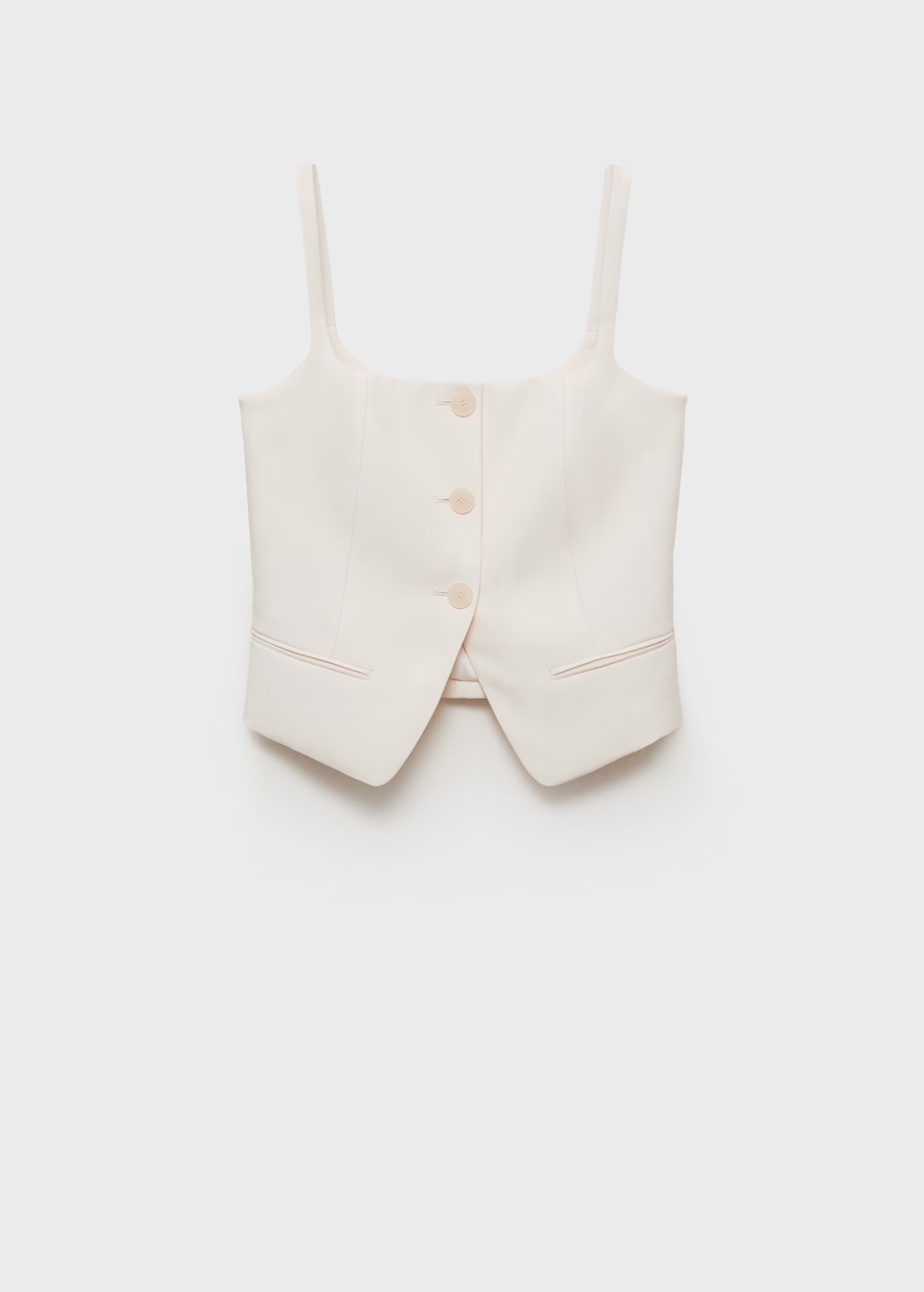 Suit waistcoat with open back - Women | MANGO USA | Mango (US/MX/AU)