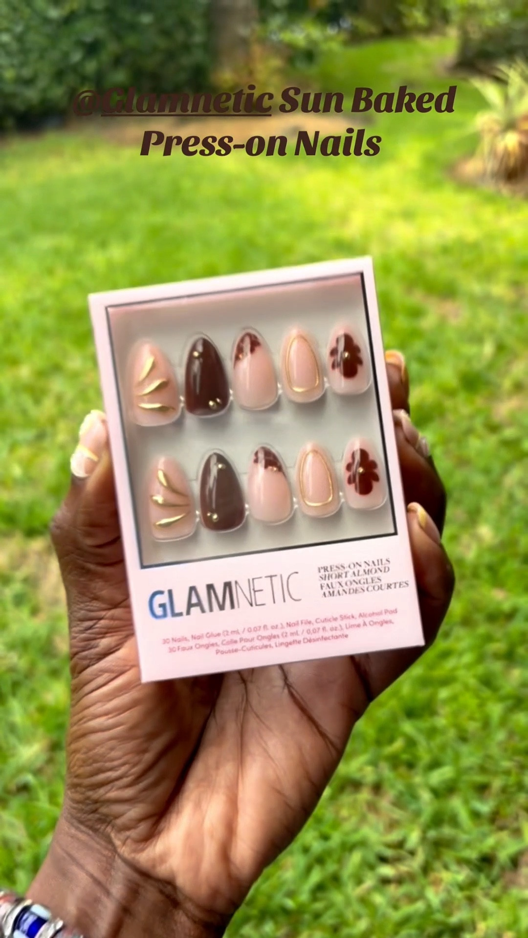 This one was NEVER supposed to drop like this 👀✨
Glamnetic Sun Baked started as a mystery gift… and the girls asked for it SO much they had to make it official 🔥

And honestly? I get it 😍
That soft nude base with brown + gold floral accents, plus the 3D gold details… it’s giving Euro summer, but make it neutral 🤎✨

Perfect for when you want vacation vibes without going bright. Chic, elevated, and wearable ALL year long 👏🏾

If you missed it the first time… don’t miss it again 👀🛍️

#GlamneticNails #PressOnNails #NeutralNails #SummerNails

#LTKBeauty #LTKOver40