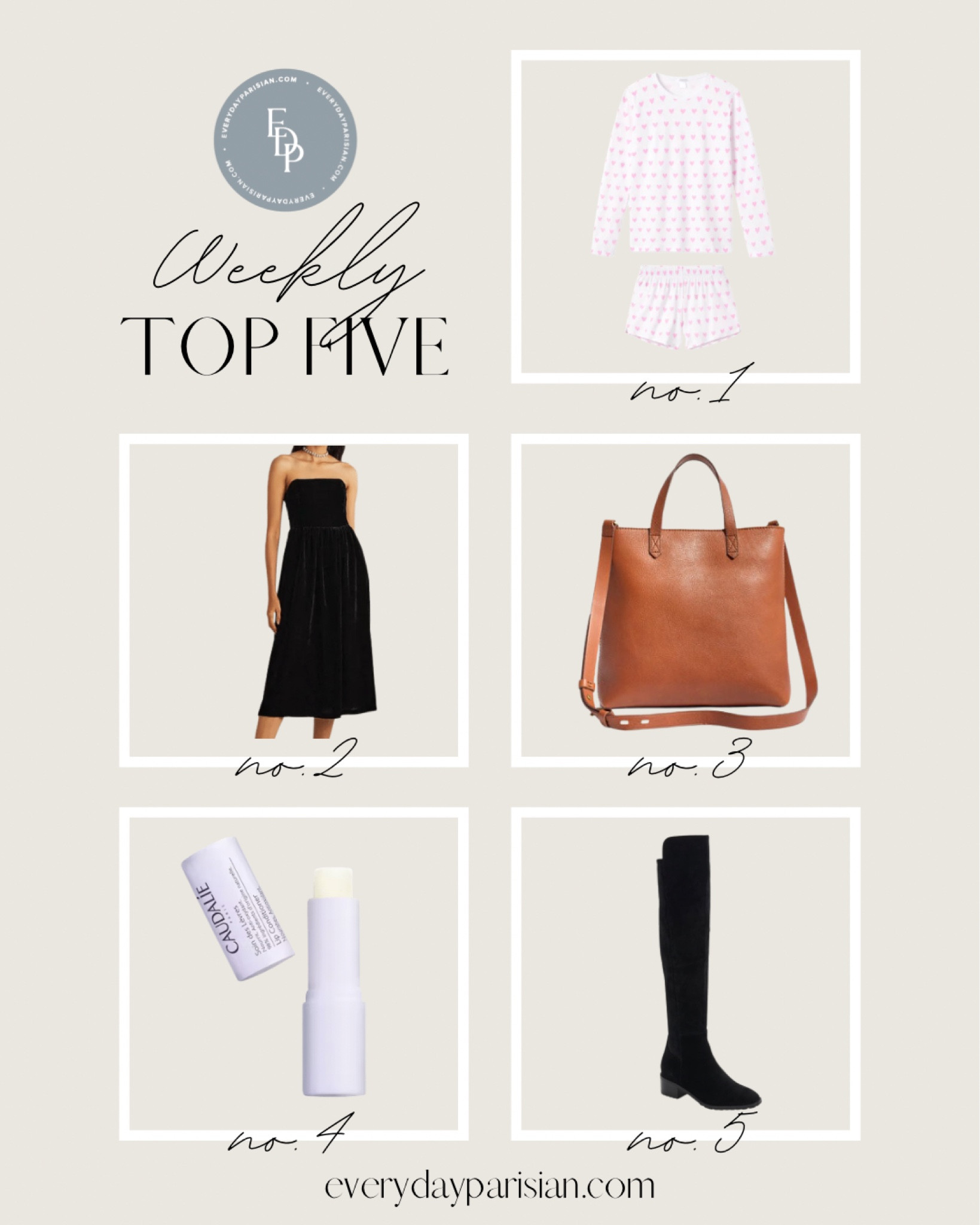 This week’s best sellers include the best lip balm from Caudalie and the cutest heart pajamas from LAKE. 

#LTKshoecrush