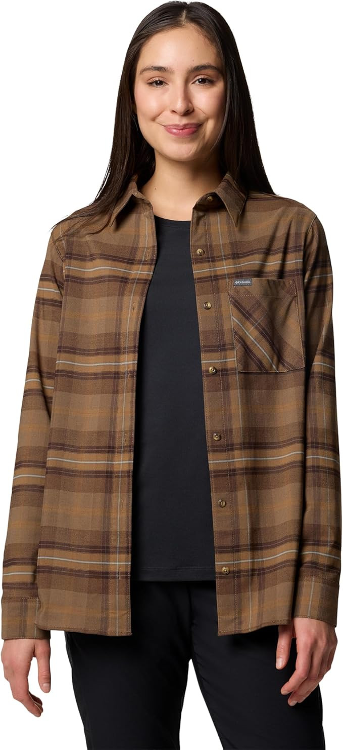 Columbia Women’s Port Hope Peak Flannel Long Sleeve Shirt | Amazon (US)