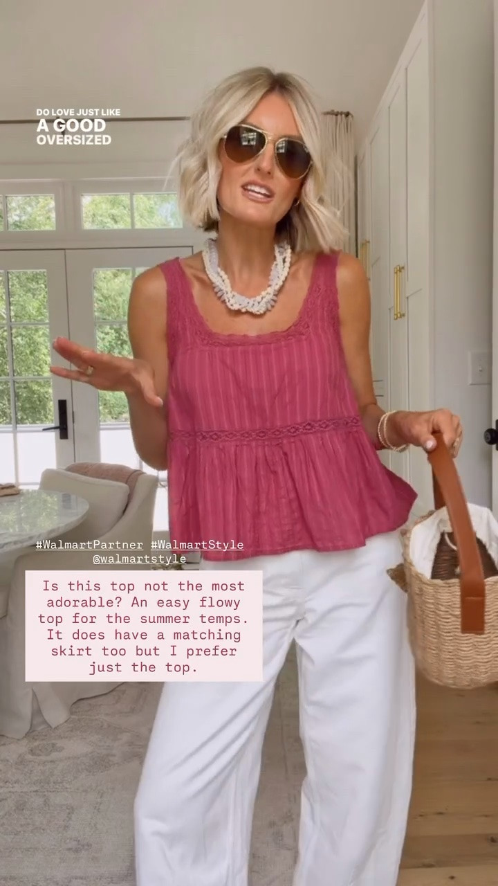 How cute is this top?! The color is so feminine & chic! I love the flowy fit! Wearing XS/4. #WalmartPartner @WalmartStyle

Loverly Grey, Walmart find, Walmart fashion, summer fashion, summer outfit ideas

#LTKootd #LTKSeasonal