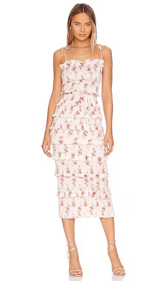 Lily Dress in Natural Dainty Floral | Revolve Clothing (Global)