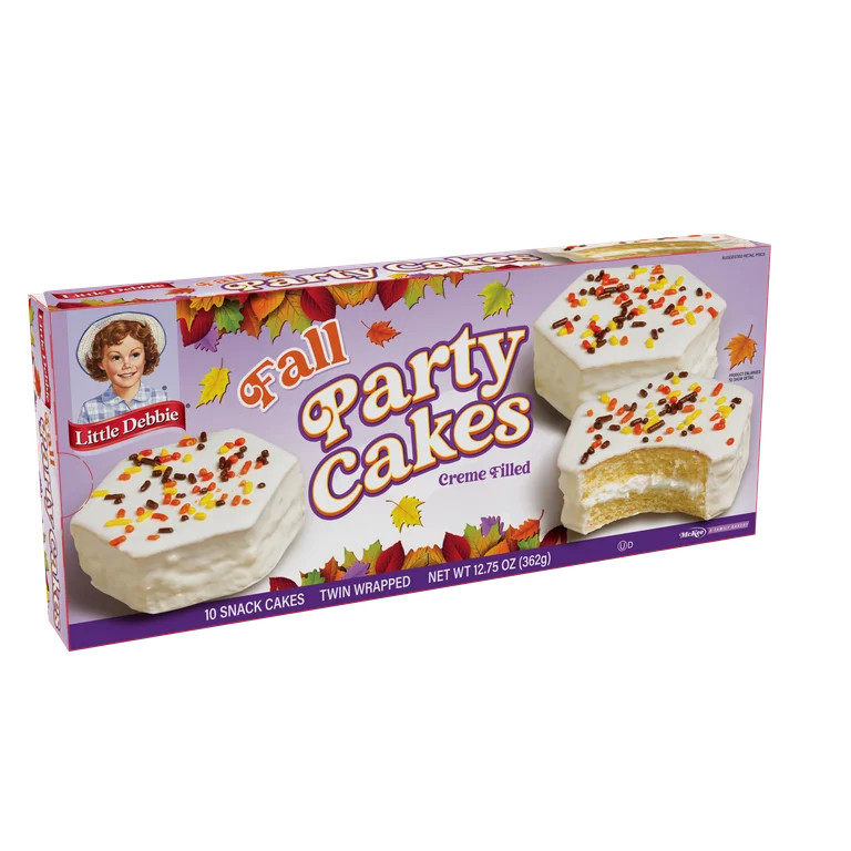 Little Debbie Fall Party Vanilla Snack Cakes, 12.75 oz (10 count) | Walmart (US)