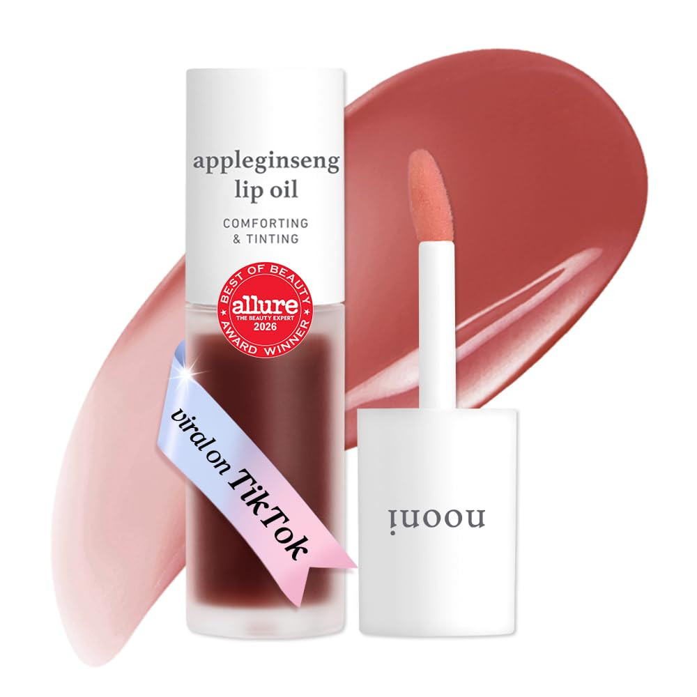 NOONI Korean Lip Oil - Appleginseng - pH Color-Changing Plumping Lip Gloss | Amazon (US)