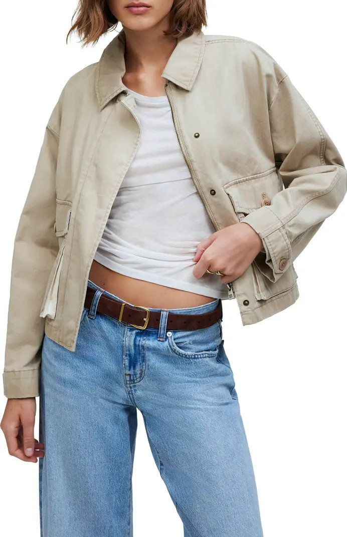 Madewell Woolf Crop Cargo Jacket | Nordstromrack | Nordstrom Rack