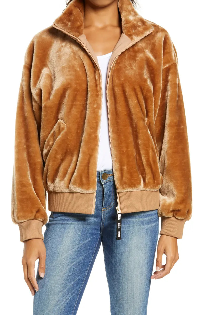 Laken Mock Neck Fleece Jacket | Nordstrom