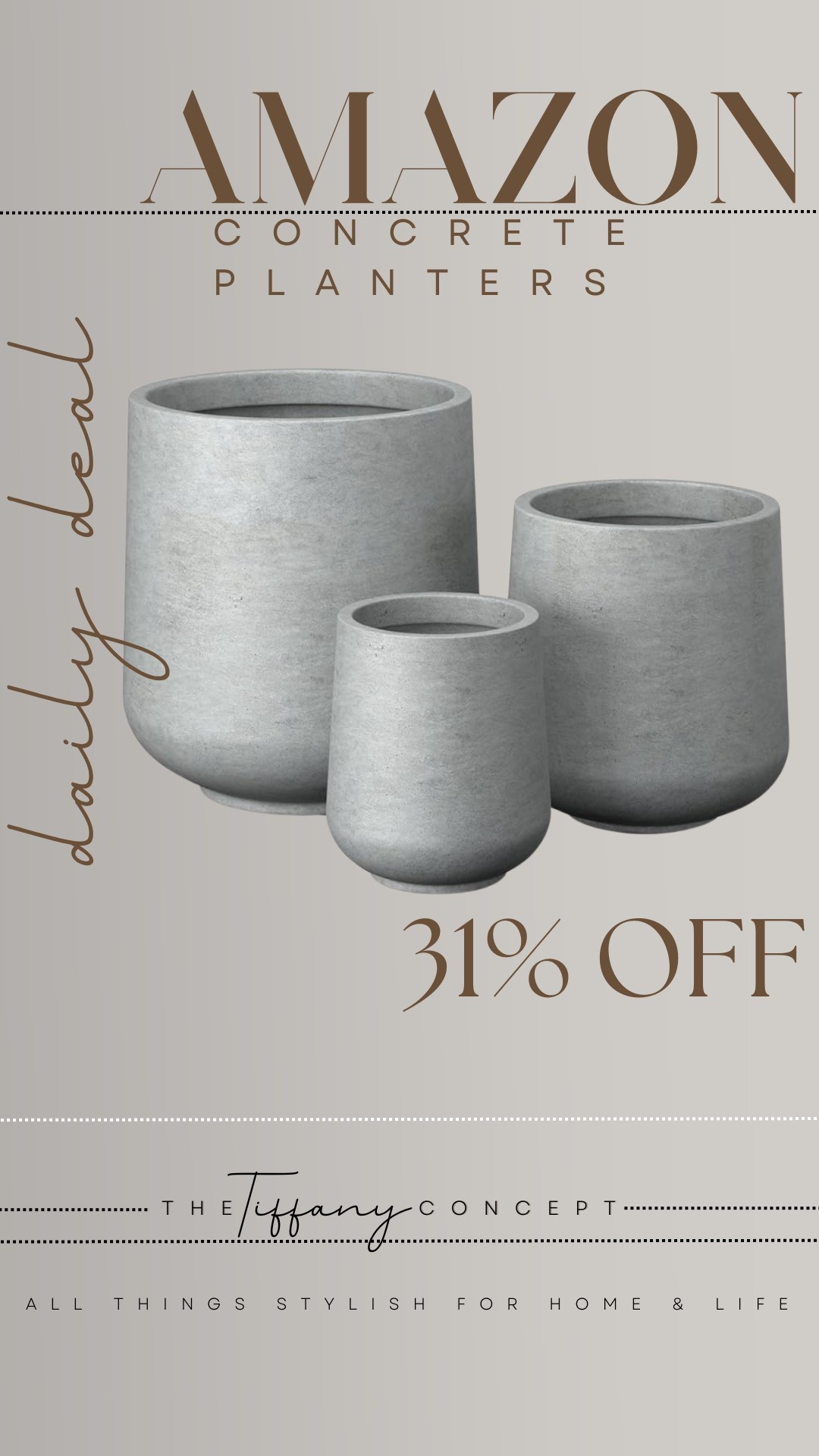 Snag these beautiful concrete planters now while they are ON SALE! They are also available in many different colors. 

#LTKFindsUnder100 #LTKHome #LTKSaleAlert