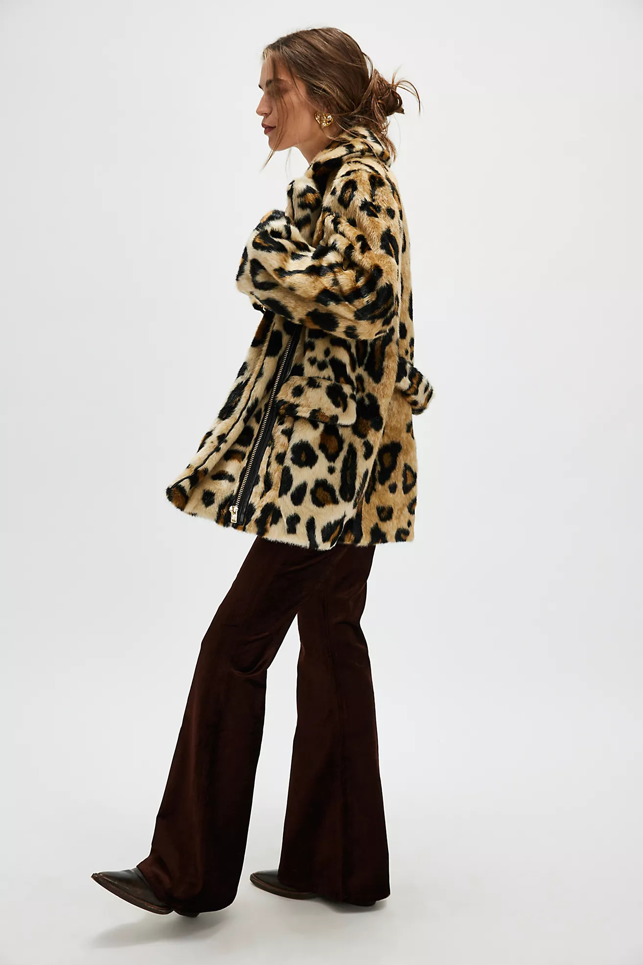 Bella Leopard Coat | Free People (UK)