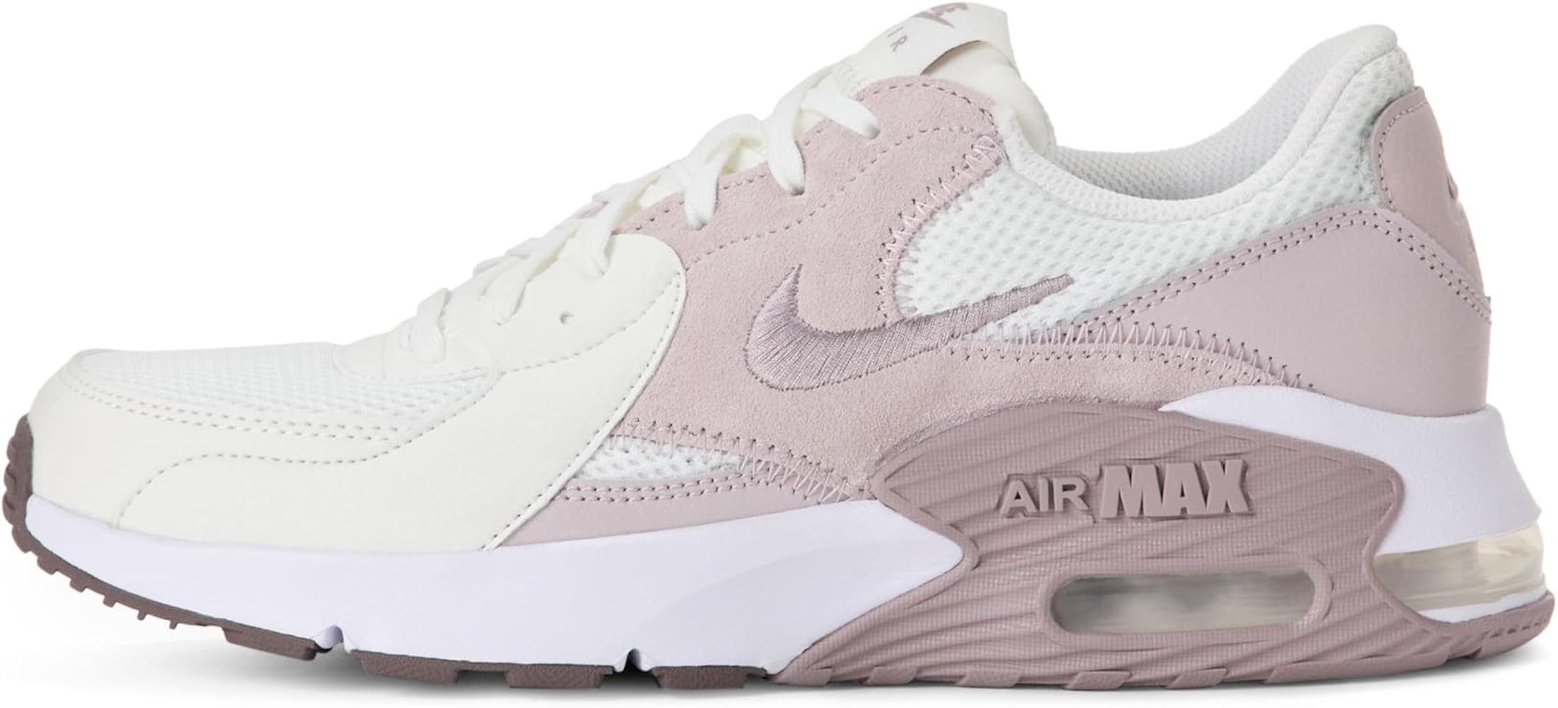 Amazon.com | Nike Women's Air Max Excee Shoes, Summit White/Light Violet Ore, 9 | Fashion Sneaker... | Amazon (US)