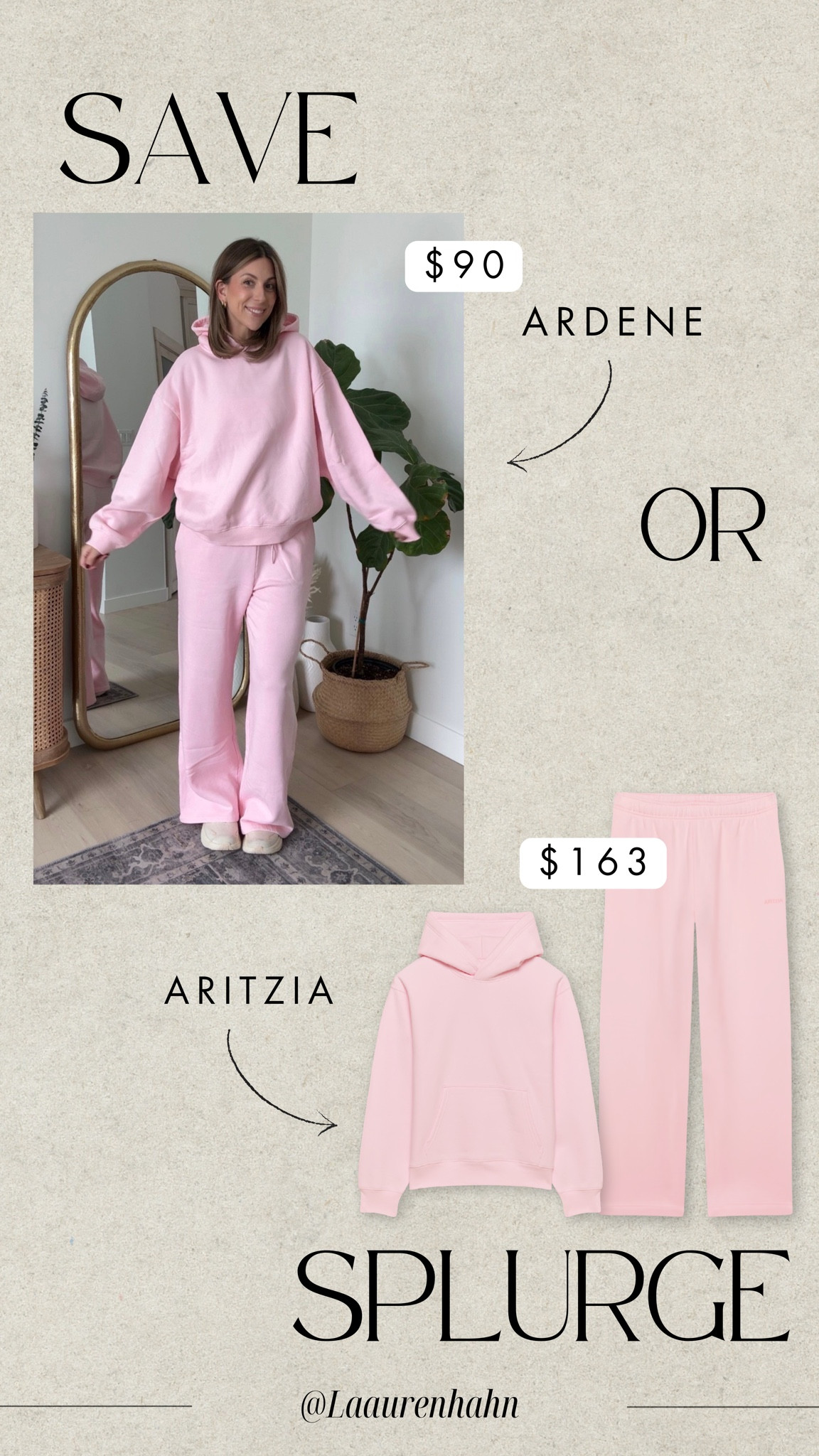 Save or Splurge - this set is from ARDENE is way more affordable & excellent quality!

Use code LAUREN15 on ARDENE to save until April 10th!

#LTKstyletip #LTKcanada