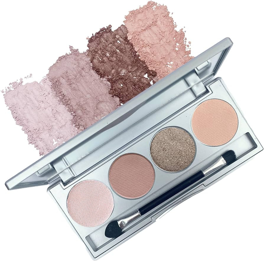 Honeybee Gardens Skinny Dip Eye Shadow Palette | Natural & Bold | Gluten-Free, Vegan, Paraben-Fre... | Amazon (US)