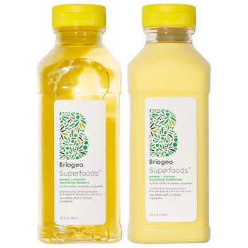 Superfoods Banana + Coconut Nourishing Shampoo + Conditioner Duo for Dry Hair - Briogeo | Sephora | Sephora (CA)