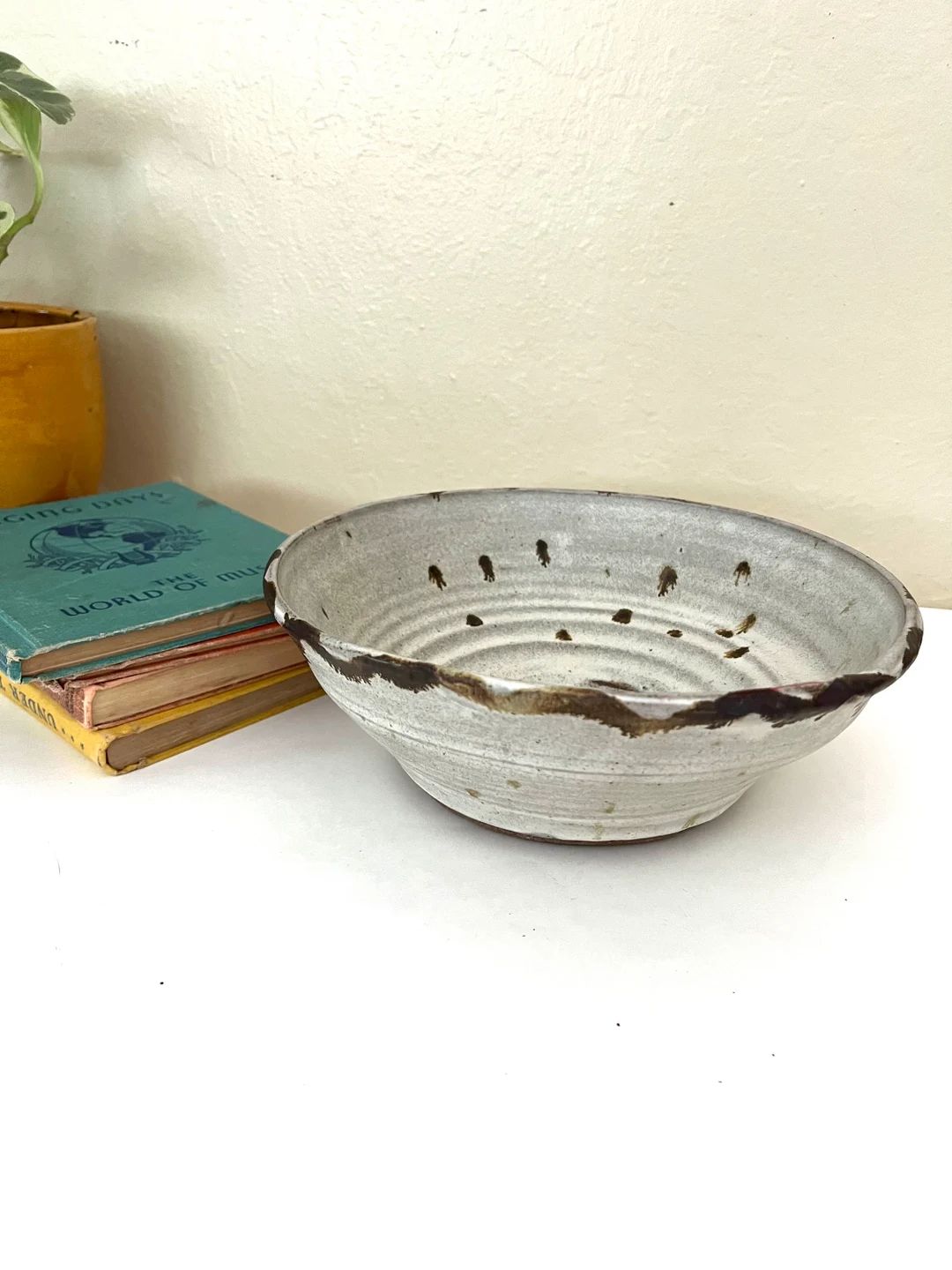 Vintage handmade studio pottery bowl | Etsy (US)