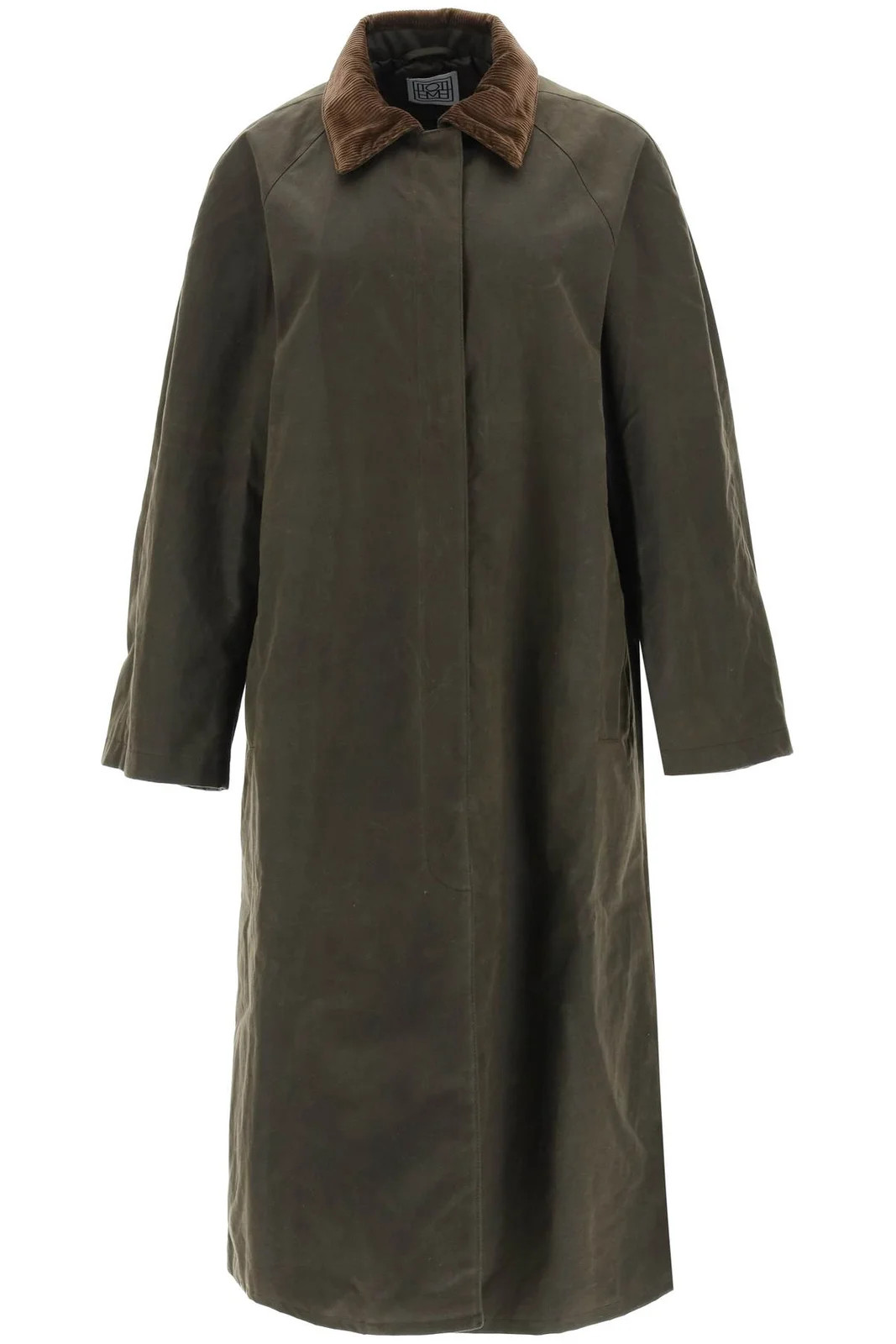 Totême Single-Breasted Wide Sleeve Coat | Cettire Global