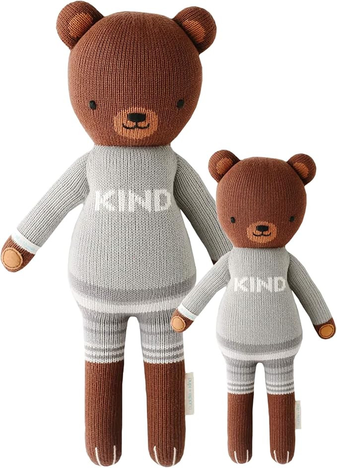 cuddle + kind Oliver The Bear Doll - Lovingly Handcrafted Dolls for Nursery Decor, Fair Trade Hei... | Amazon (US)