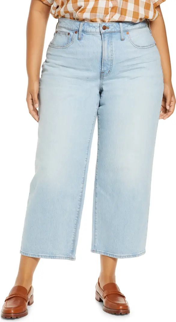 Madewell The Perfect Vintage Wide Leg Crop Jean | Nordstrom | Nordstrom