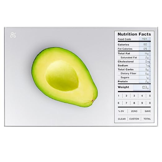 Nutrition Scale by Greater Goods with Food Grade Glass, Perfect for Calorie Counting, Meal Prep, ... | Amazon (US)
