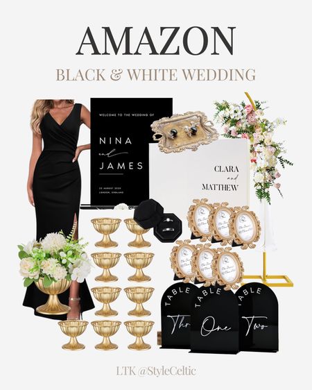 Amazon Black and White Neutral Wedding Decor 🤍
.
.
Amazon wedding, wedding decor, black and white wedding, black wedding decor, vintage wedding decor, guest book, table centerpieces, wedding welcome signs, wedding invitations, wedding ring box, wedding photography, diy wedding flowers, silk flowers, table numbers, candle sticks, vows book, white chair covers, wedding chair ribbon, wax seal, acrylic wedding signs, acrylic wedding table numbers, bridal shower decor, gold floral arch, wedding arches, floral arches, balloon arches, sage dresses, bridesmaids dresses, black bridal dresses, cake cutting set, bridal must haves, wedding favorites, wedding stationery, wedding stationary, his and hers, party decor, Amazon party decor, Amazon favorites, Amazon dresses, wedding guest dresses, bridal looks, castle weddings, Ireland wedding, destination wedding ideas

#LTKwedding #LTKtravel #LTKparties

#LTKParties #LTKTravel #LTKWedding
