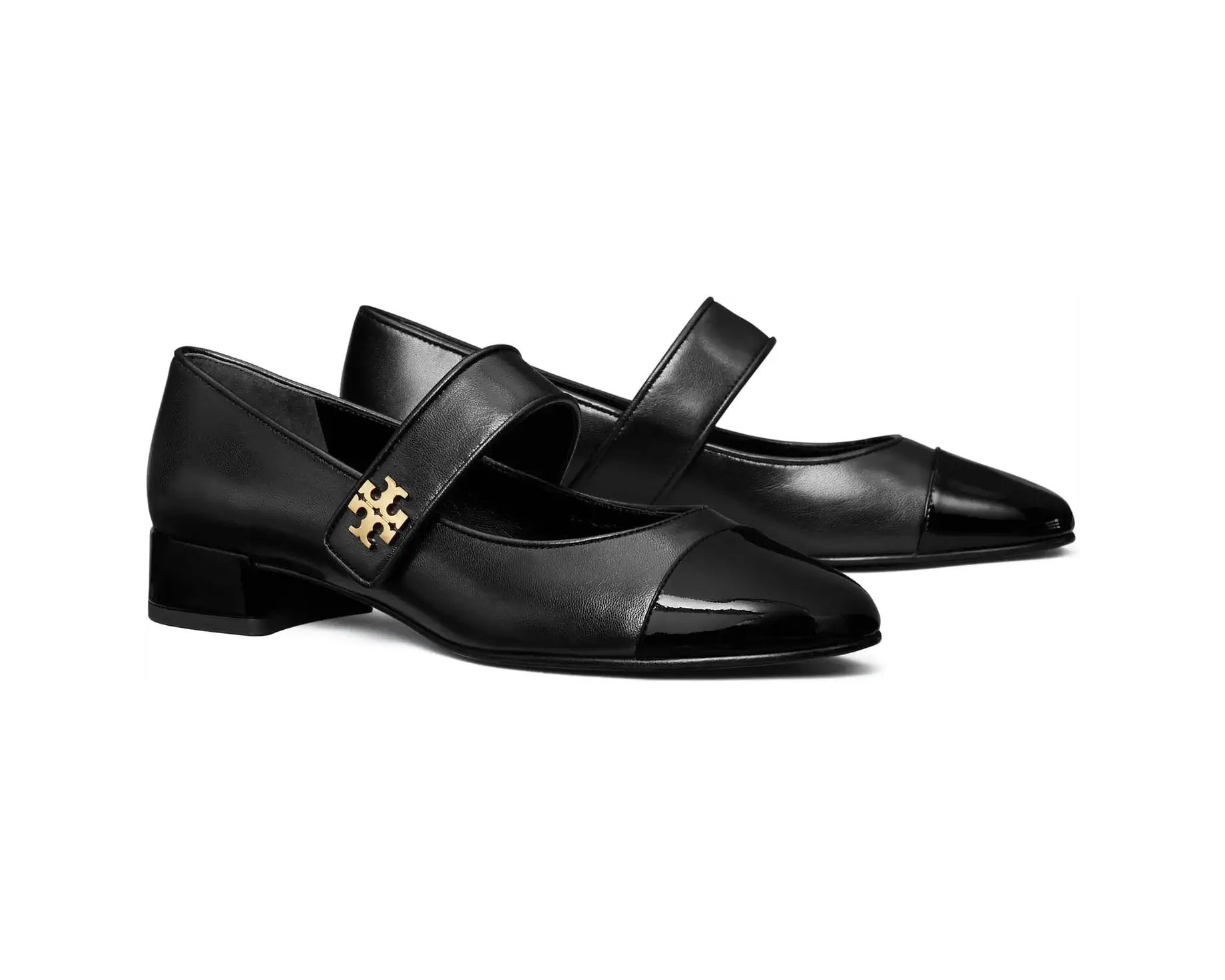 Women's Tory Burch Cap-Toe Mary Jane Heel Ballet 25mm | Zappos