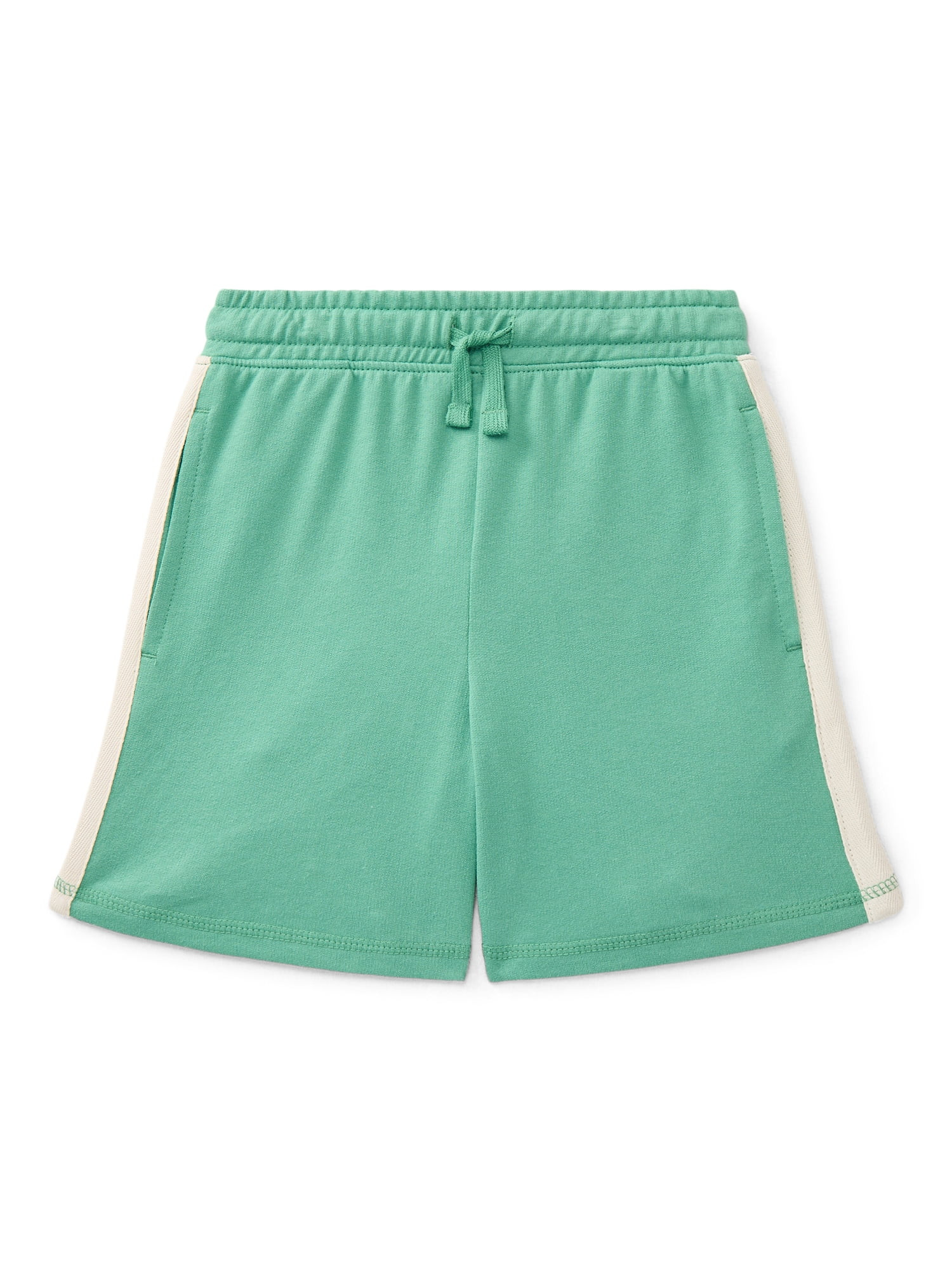Wonder Nation Little Boys Taped Knit Shorts, Sizes 4-10 | Walmart (US)