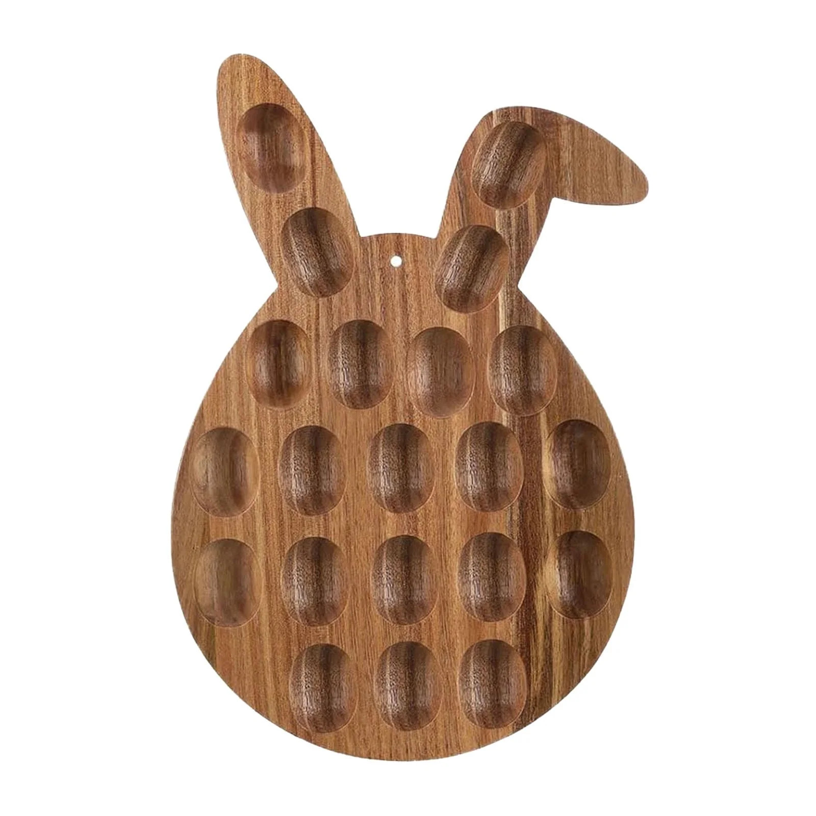 Wooden Egg Tray With Handle 2 In 1 Serving Board For Cheese Pizzas And Party Craftsmanship Kitche... | Walmart (US)