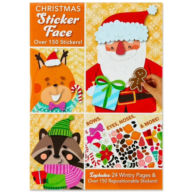 Bendon Santa Holiday 24-page Sticker Activity Book, Paperback | Walmart (US)