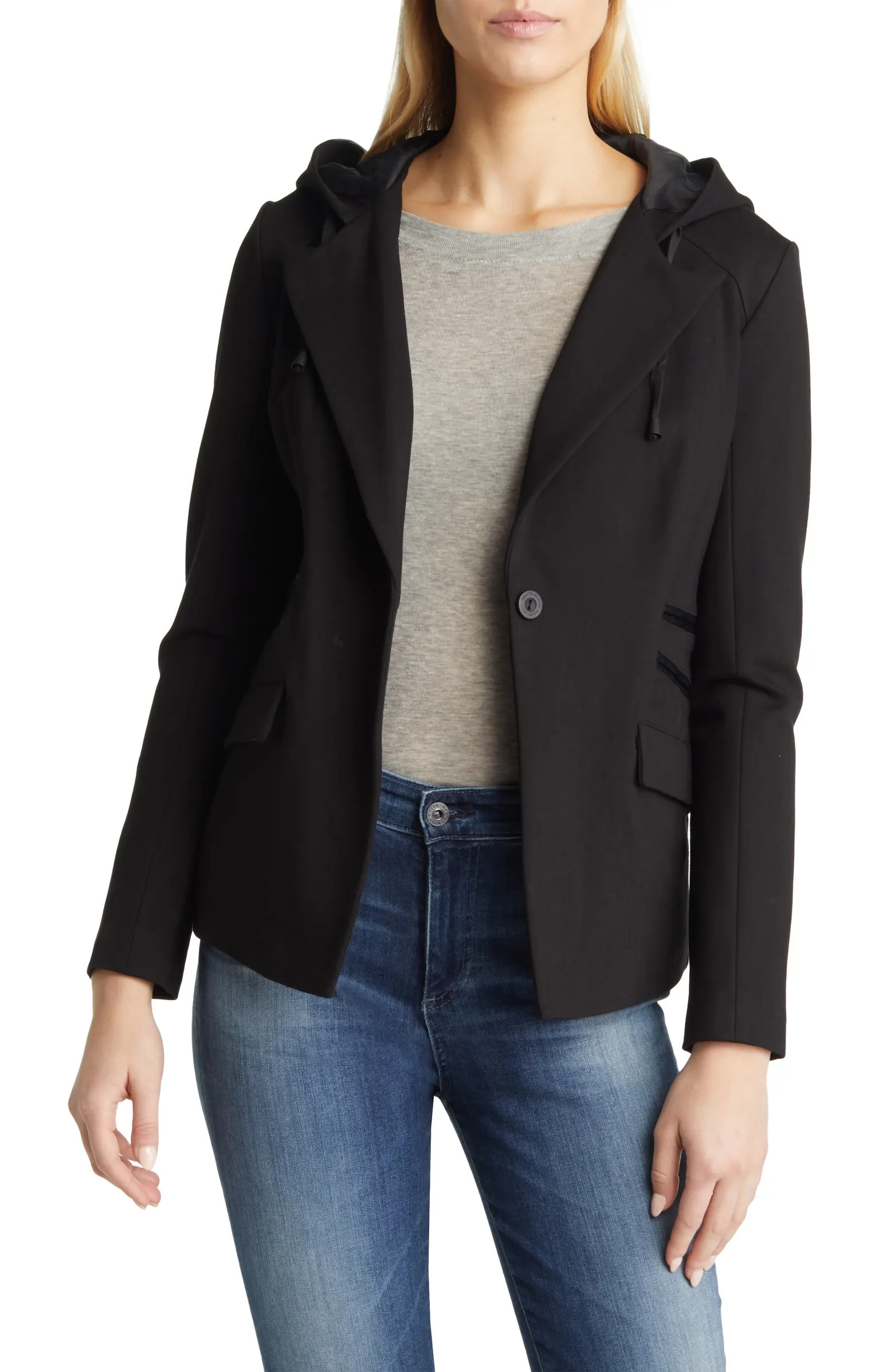 Gayatri Hooded Blazer Jacket | Nordstrom
