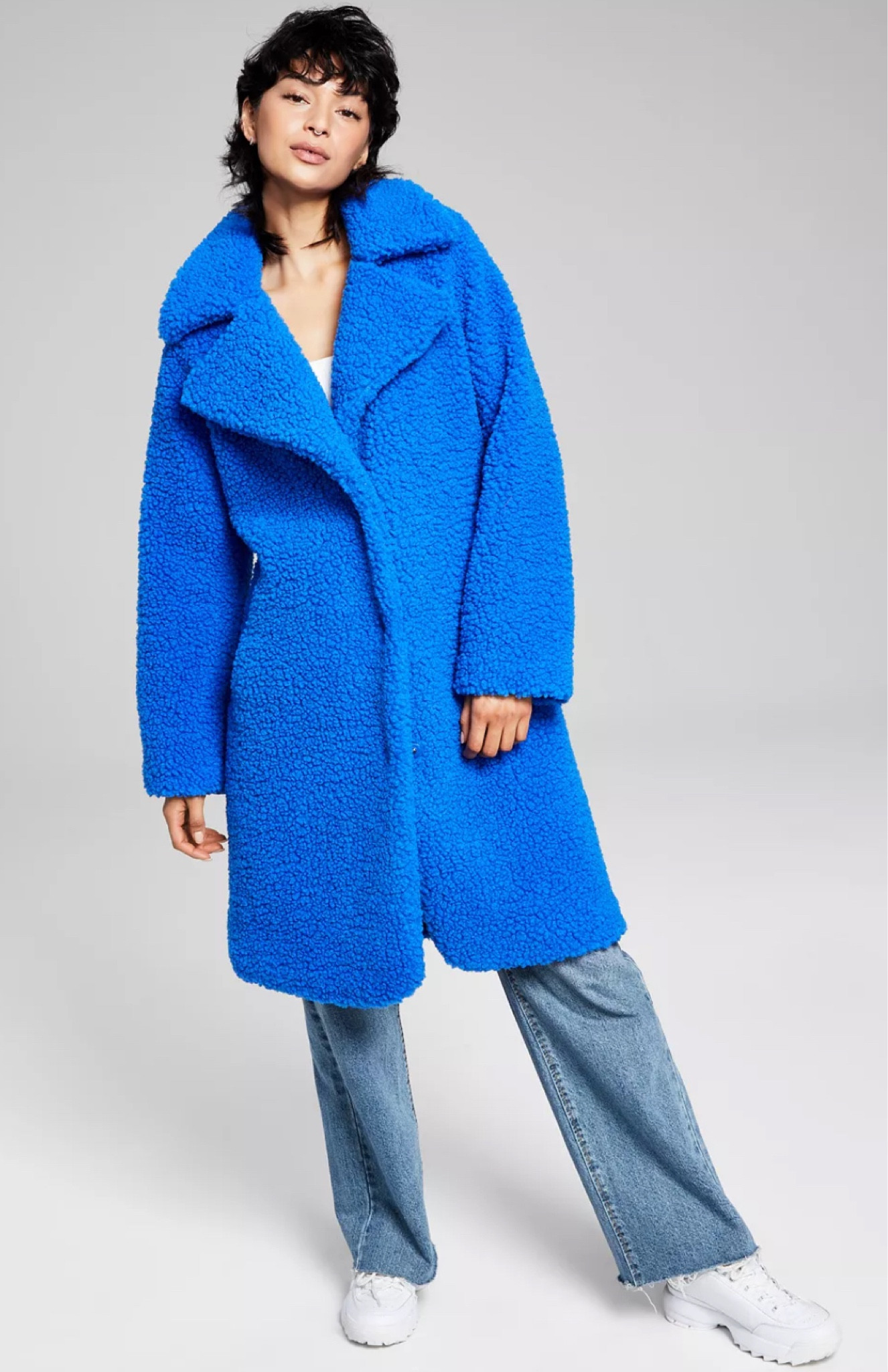 Women's Notch-Collar Teddy Coat

#LTKsalealert