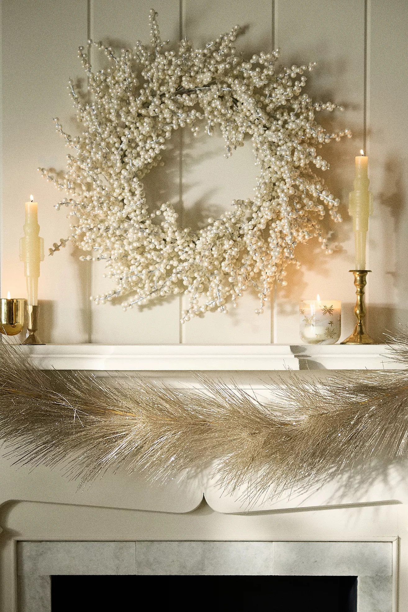 Glitter Pine Garland | Anthropologie (US)