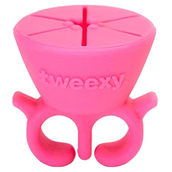 tweexy The Wearable Nail Polish Holder, Bonbon Pink | Amazon (US)
