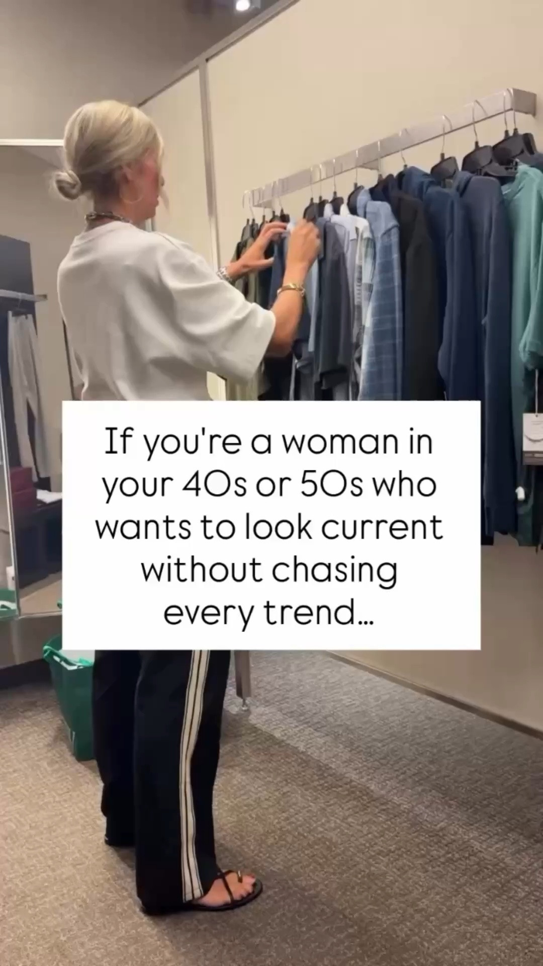 Style evolves — and so do you. Our stylists help women redefine their wardrobes with pieces that feel modern, effortless, and true to who they are right now. ✨ 

From closet edits to personal shopping, we’ll help you build a wardrobe that makes getting dressed fun again. Book your Styling Session today — confidence looks good on you.