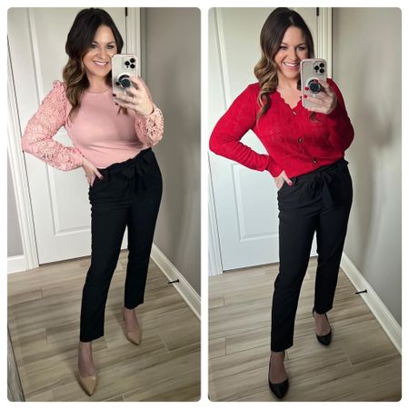 My Grace Karin pants are my faves. I own these in 6 colors now (wait, maybe 7… I’ve seriously lost count). I love them for work because they’re comfy but look professional. I wear a medium and I’m 5’3” 

#LTKstyletip #LTKworkwear #LTKunder50