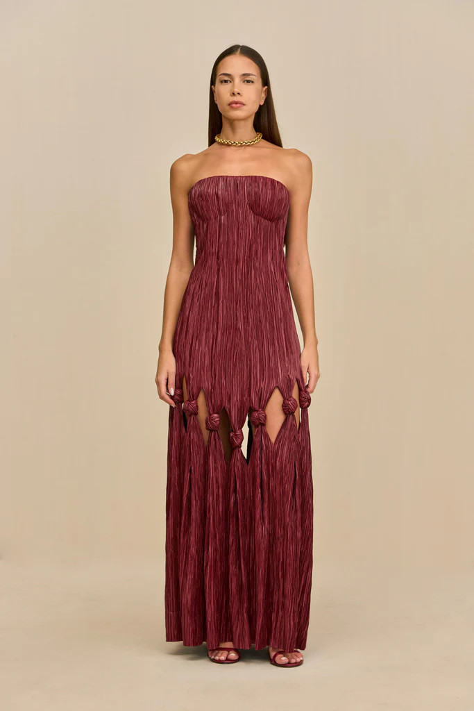 JAMISHA GOWN - CHIANTI | Cult Gaia - US