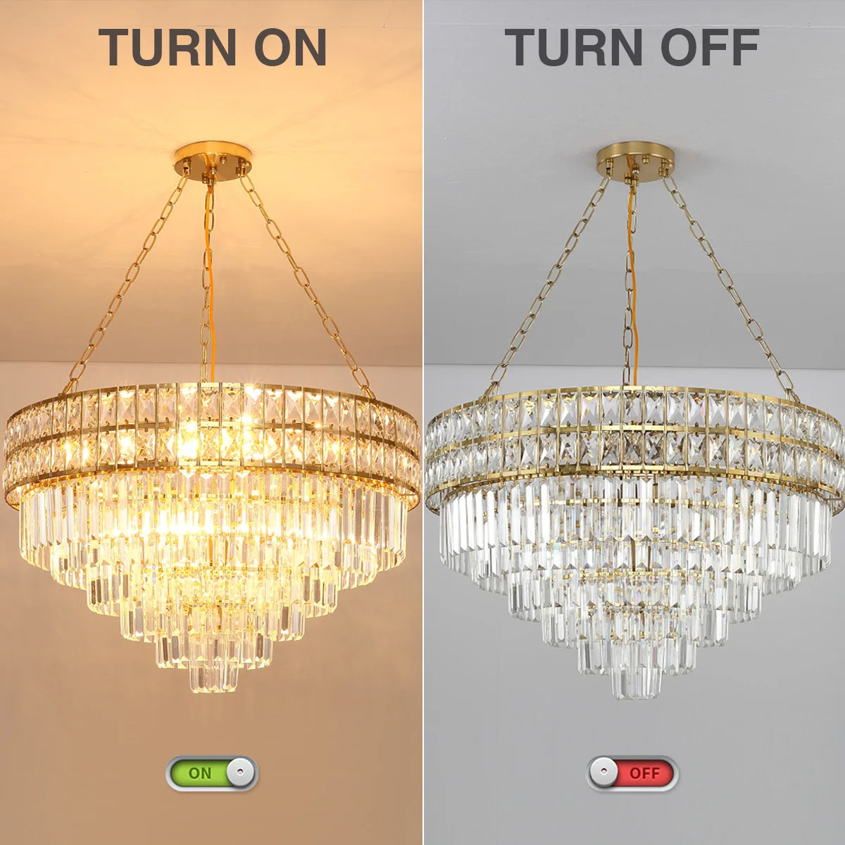 Imma Crystal Empire Chandelier | Wayfair North America