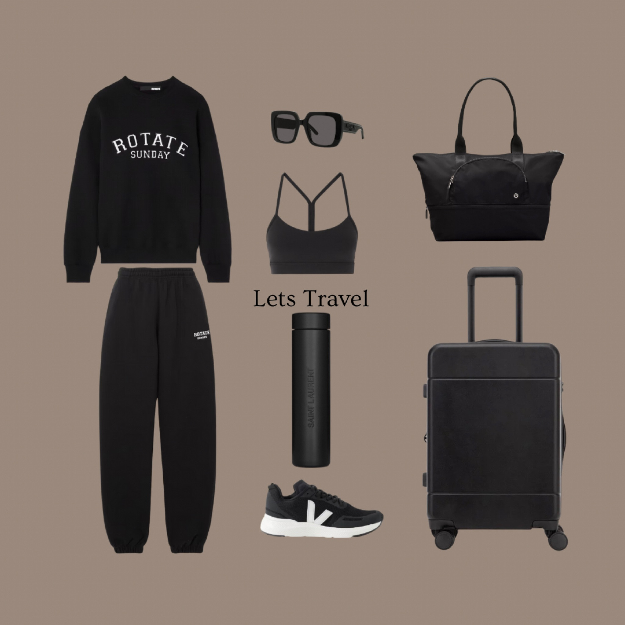 Let’s Travel. I love a good matching outfit for traveling. Comfort, cuteness, casual and chic! 

#traveloutfit #travel #travelstyle #rotate #netaporter #tracksuit #twopiece #suitcase

#LTKfit #LTKtravel #LTKFind
