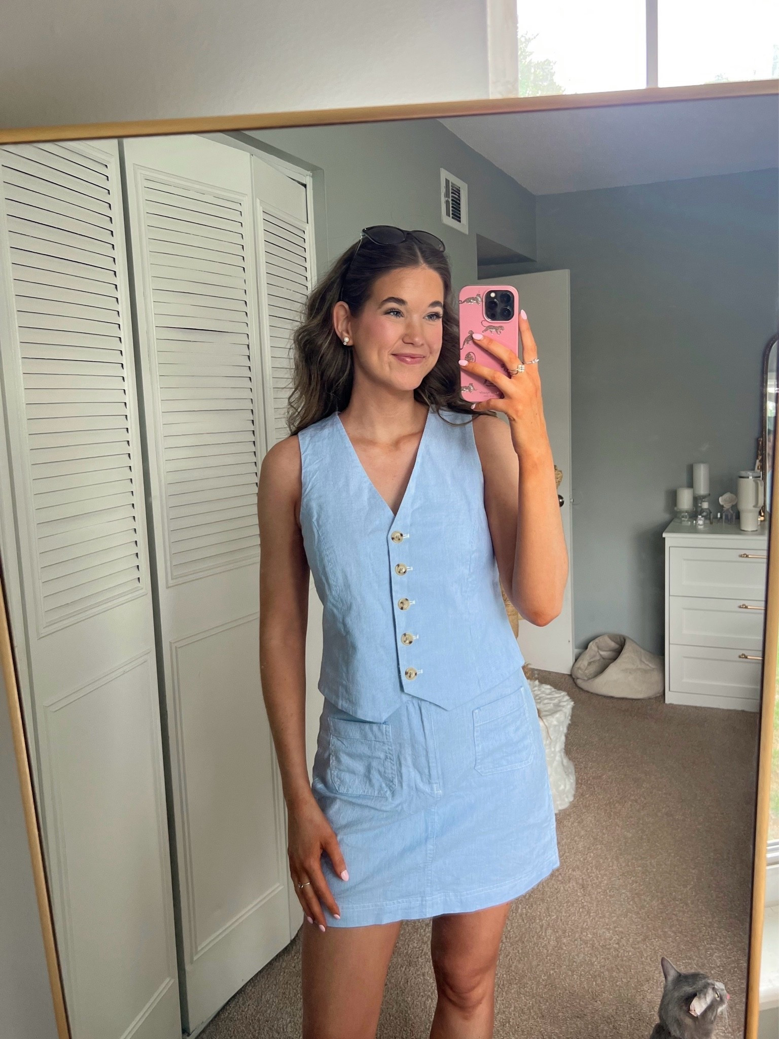 matching summer set

(related words: vest and skirt matching set, skirt set, blue and white stripe, blue vest, blue mini skirt, casual summer set)

#LTKsummer #LTKwomens

#LTKootd #LTKSeasonal #LTKSaleAlert