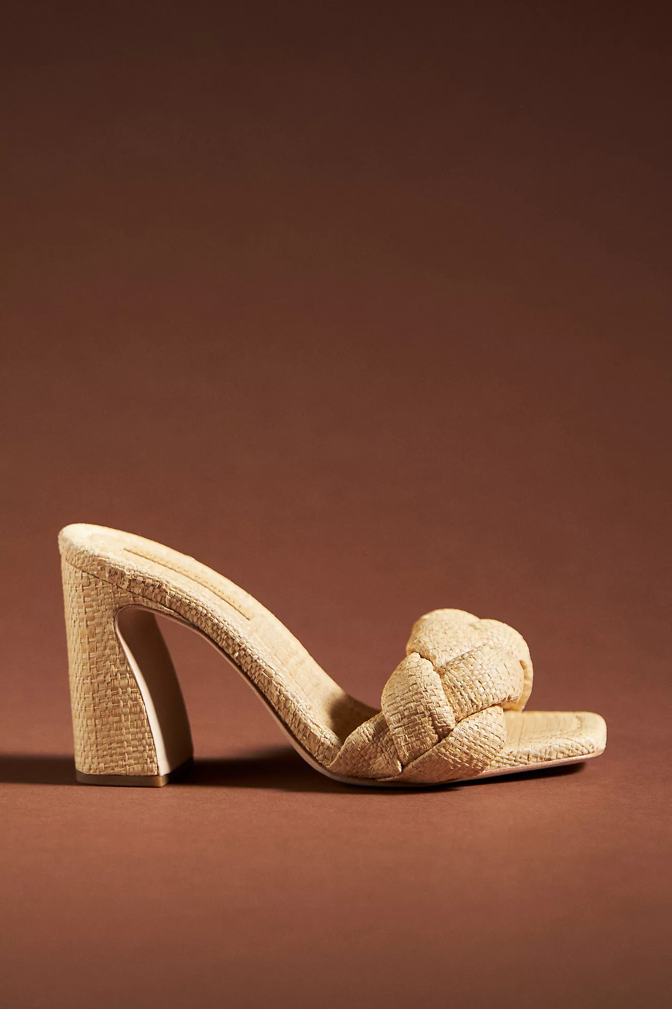 Loeffler Randall Freya Braided Curve Mule Heels | Anthropologie (US)