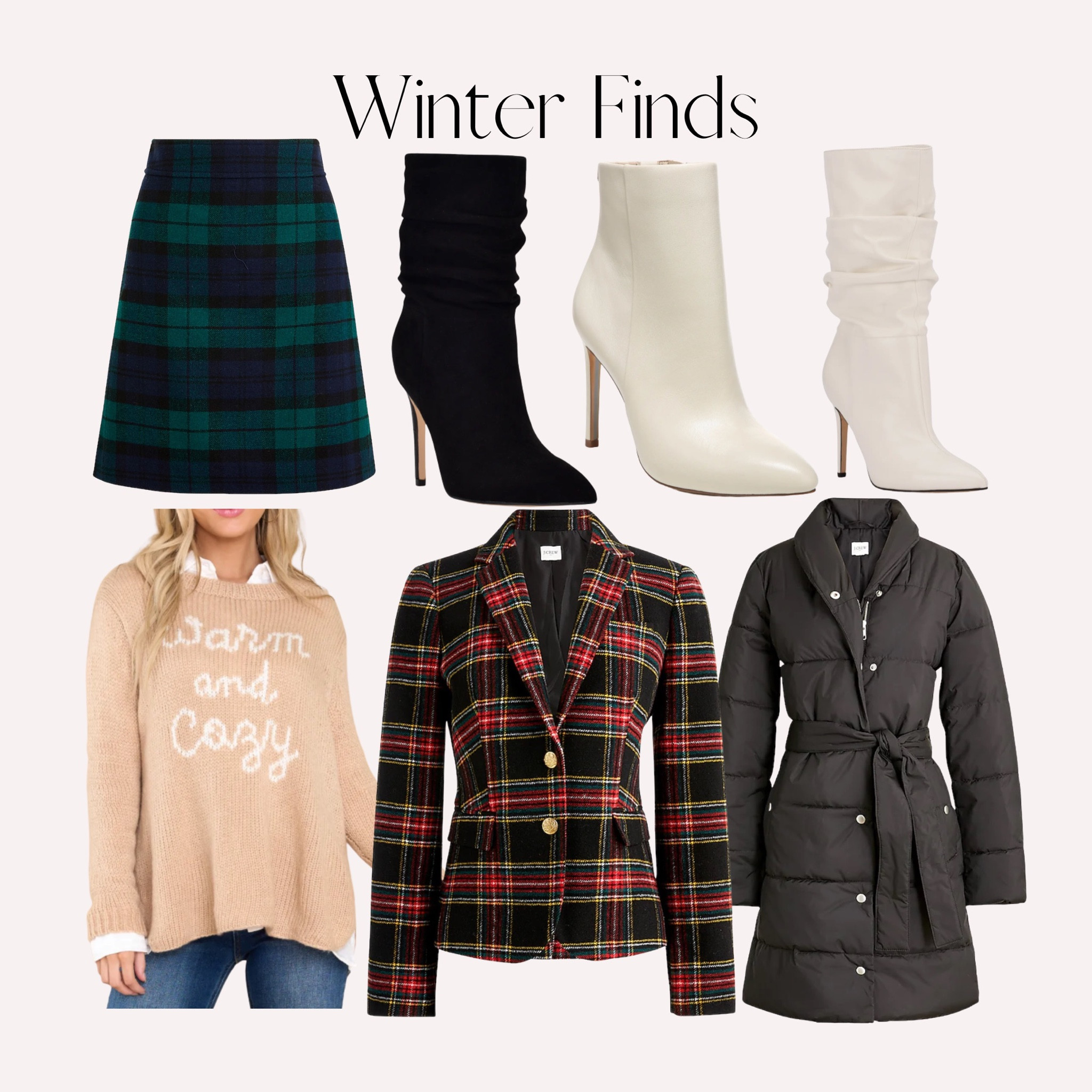 Winter outfits
Holiday outfits
Coat 
Sale 
J. crew 
Boots 
Gifts for her 

#LTKFind #LTKunder100 #LTKHoliday
