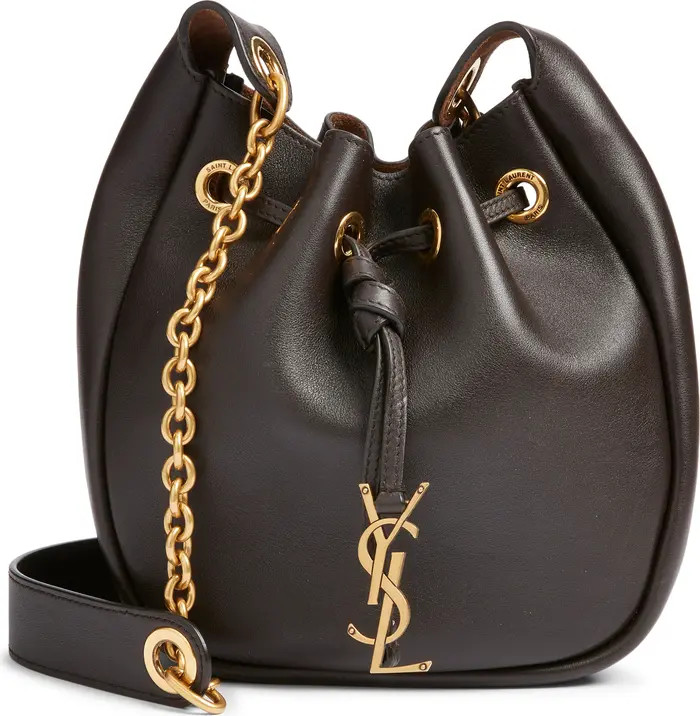 Saint Laurent Paris VII Leather Bucket Bag | Nordstrom | Nordstrom