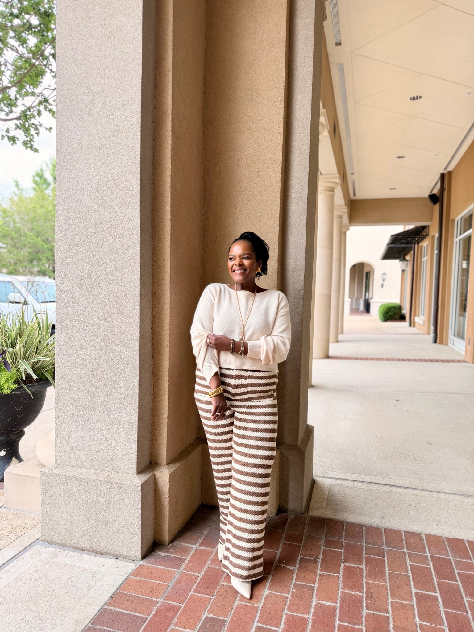 Obsessed with these stripe knit crochet pants from @Anthropologie - not see through. Size down 1.

Business casual workwear
Travel outfits
Kentucky derby day outfits 
Summer outfits
Date night outfits
Plus size fashion

#LTKgrwm #LTKootd #LTKWorkwear