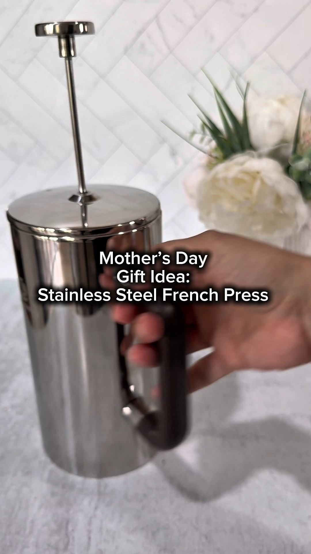 Mothers Day Gift for the mom that loves coffee & to keep it warm! 🤣🤍🩷

A stainless steel French press that is easy to use and easy to clean! Dishwasher safe 🫶🏼🫶🏼

#momlife #mothersdaygiftidea #mothersdaygift #coffee #coffeefinds 

#LTKfoodie #LTKmomlife #LTKMothersDay