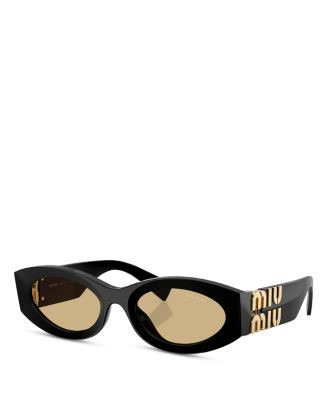 Miu Miu Oval Sunglasses, 54mm  | Bloomingdale's Jewelry & Accessories | Bloomingdale's (US)