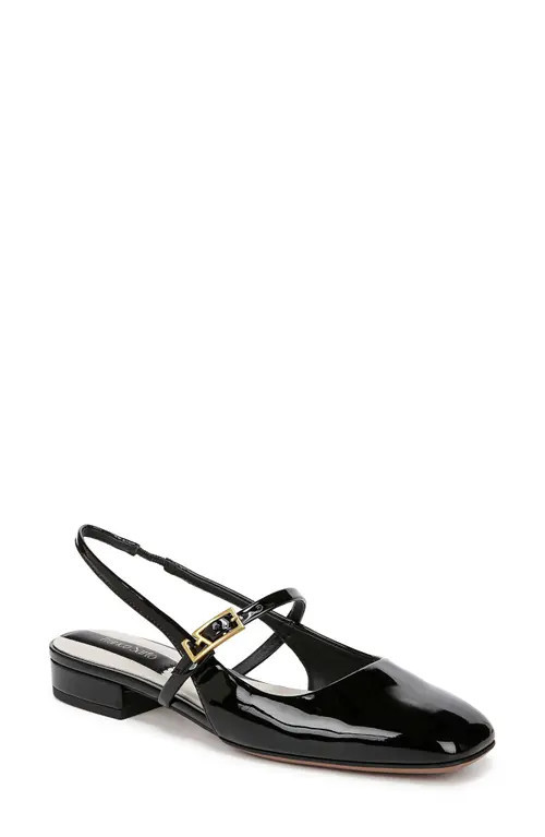 Franco Sarto Destin Slingback Flat in Black at Nordstrom, Size 5 | Nordstrom